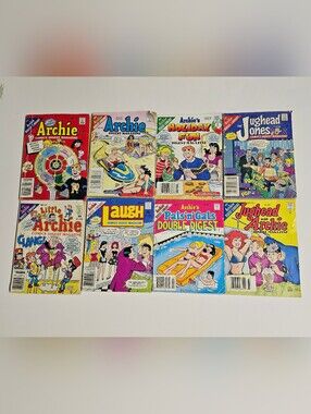 Archie Comics Digest Lot of 8 Jughead Laugh Little Archie Vintage